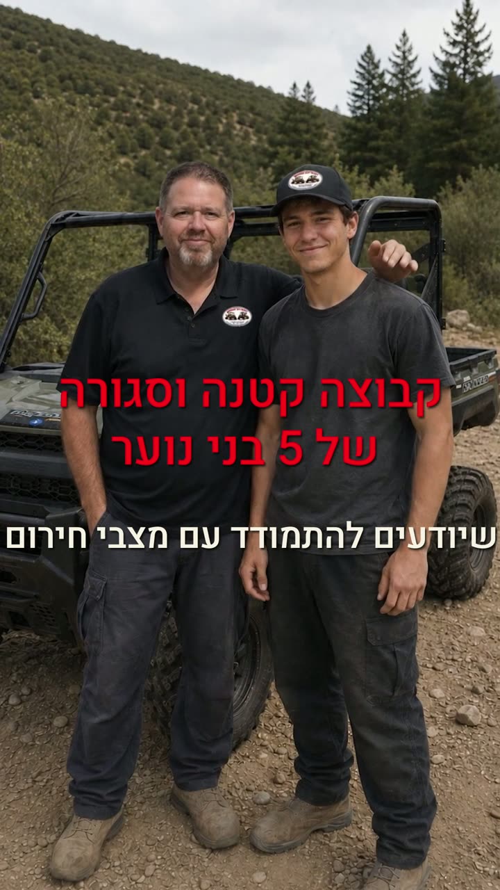 המדריך עם משתתף בקורס נהיגה מונעת — פריים מתוך פרסומת AI לנמרוד אוף רוד